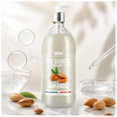 Les Petits Bains de Provence Gel Douche Amande 1 L