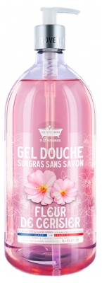 Gel de Duș Flori de Cireș Les Petits Bains de Provence 1 L