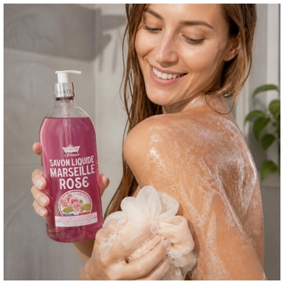 Les Petits Bains de Provence Marseiller Seife Rose 1 L