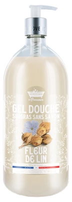 Gel de Duș Floare de In Les Petits Bains de Provence 1 L