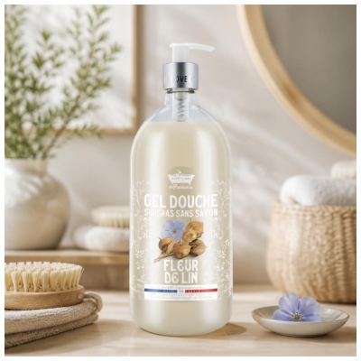 Les Petits Bains de Provence Pellavankukka Suihkugeeli 1 L