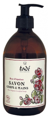 Tadé Savon Corps & Mains Rose d'Ispahan Bio 500 ml