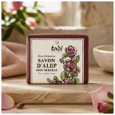 Tadé Săpun de Alep Îngrijire Bogată Trandafir de Ispahan 100 g