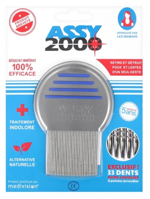 Assy 2000 Metal Lice Comb