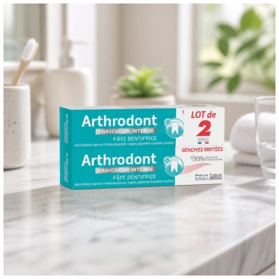 Arthrodont Pasta de Dinți Freshness Intensă Set de 2 x 75 ml