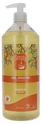 Simply Bio Gel Doccia Biologico Agli Agrumi 1 L