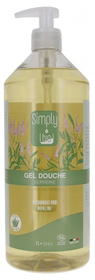 Simply Bio Gel Doccia Alla Verbena Biologica 1 L