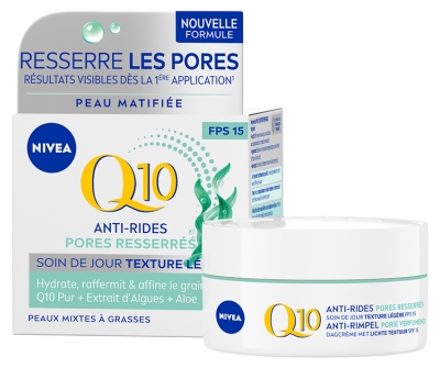 Nivea Q10 Anti-Rides Pores Resserrés Soin de Jour SPF15 50 ml