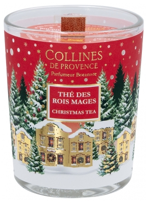 Collines de Provence Bougie de Noël 75 g - Senteur : Thé des Rois Mages