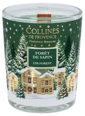 Collines de Provence Bougie de Noël 75 g - Senteur : Forêt de Sapin