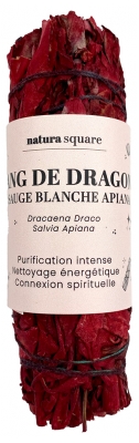 Natura Square Sang du Dragon et Sauge Blanche Apiana Fagot de Fumigation