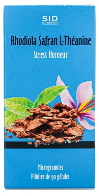 Rhodiola Saffron L-Theanine Stress Mood 90 Cápsulas