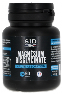 S.I.D Nutrition Magnésium Bisglycinate 60 Gélules