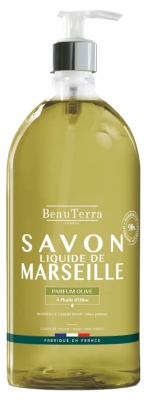 BeauTerra Sapone Liquido di Marsiglia Oliva 1 L