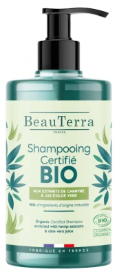 BeauTerra Champú Ecológico Cáñamo y Aloe Vera 750 ml