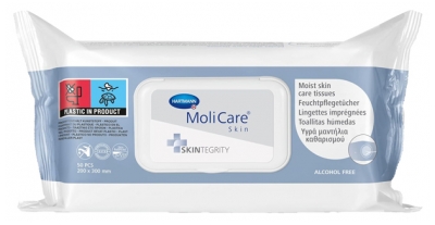 Hartmann MoliCare Skin 50 Lingettes Imprégnées