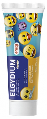 Elgydium Junior Toothpaste Gel 7 to 12 Years Emoji Aroma Tutti Frutti 50 ml