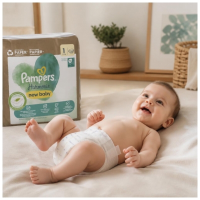 Pampers New Baby Harmonie 22 Couches Taille 1 (2-5 kg)