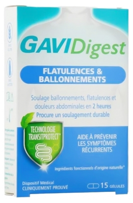 AGVIDigest Flatulencia y Distensión 15 Cápsulas
