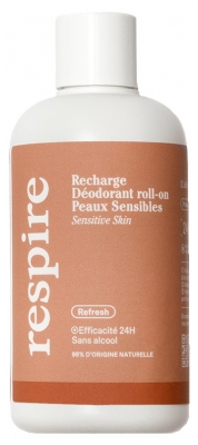 Respire Déodorant Roll-On Peaux Sensibles Éco-Recharge 150 ml