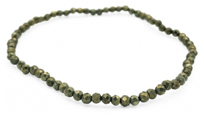 Natura Square Faceted Pyrite Bracelet