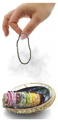 Natura Square Fasetteret Pyrit Armbånd