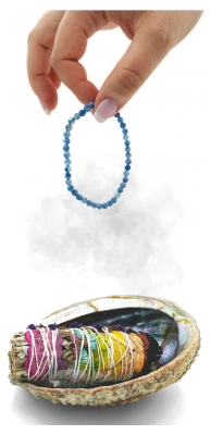 Pulseira Facetada de Cianita Natura Square