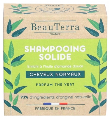 BeauTerra Shampoing Solide Cheveux Normaux 75 g