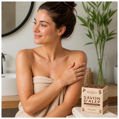 BeauTerra Savon Solide d'Alep 190 g