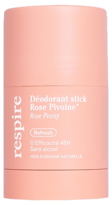 Respire Déodorant Stick Rose Pivoine Bio 50 g