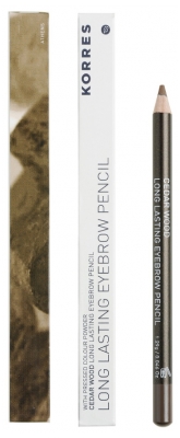 Korres Long-Lasting Eyebrow Pencil Cedarwood 1,29g - Colour: 01: Dark Tint