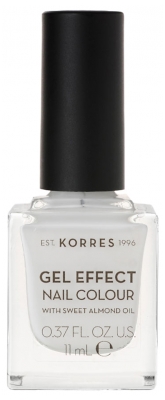 Korres Effect Gel Lakier do Paznokci 11 ml - Kolor: 1: Bia?y Bia?y