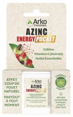 Azinc Energy Pocket 60 Mini Comprimidos