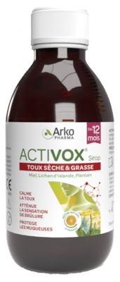 Arkopharma Activox Sciroppo per la Tosse Secca 175 ml