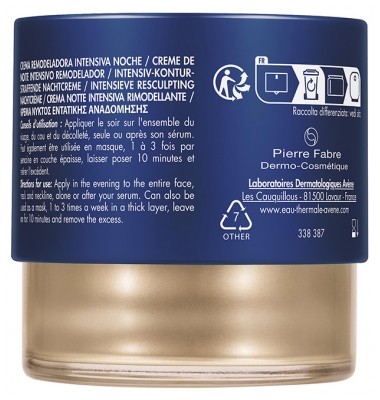 Avène DermAbsolu Crema Notte Intensiva Rimpolpante 40 ml