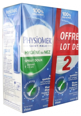 Physiomer Spray do Higieny Nosa 2 x 135 ml