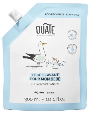 Ouate Le Gel Lavant pour mon Bébé Corps et Cheveux Recharge 300 ml