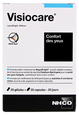 NHCO Visiocare 20 Gélules + 20 Capsules