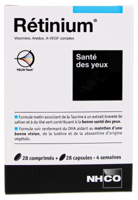 NHCO Retinium Eye Health 28 Tabletten + 28 Capsules
