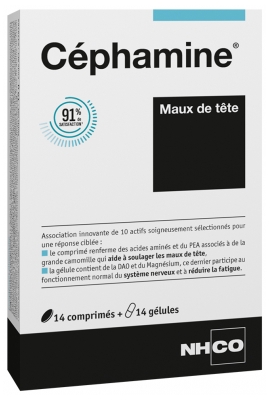 NHCO Céphamine 14 Comprimés + 14 Gélules