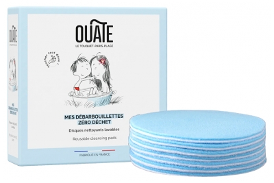 Ouate Mes Débarbouillettes Zéro Déchet 7 Discs