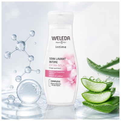 Weleda Ekstra nega za intimne predele, pakiranje 2 x 200 ml