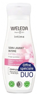 Weleda Soin Lavant Intime Extra-Doux Lot de 2 x 200 ml