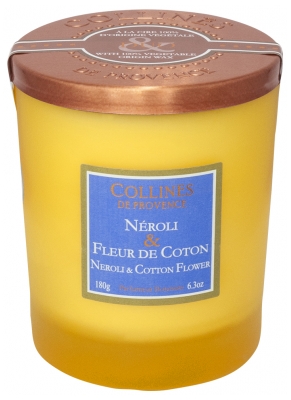 Collines de Provence Bougie Duo 180 g - Senteur : Néroli & Fleur de Coton