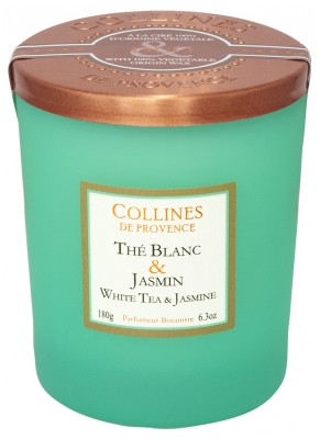 Collines de Provence Bougie Duo 180 g - Senteur : Thé Blanc & Jasmin