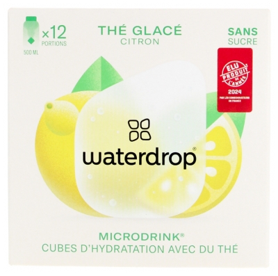 Waterdrop Microdrink Iced Tea 12 Servings - Taste: Lemon