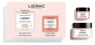 Lierac Arkéskin Denní krém pro menopauzu 50 ml + Body-Nutri SOS reparační balzám 30 ml