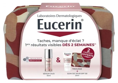 Eucerin Anti-Pigment Sérum Duo 30 ml + Soin de Jour SPF30 20 ml & Trousse Offerts