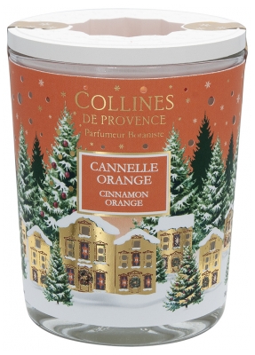 Collines de Provence Bougie de Noël 180 g - Senteur : Cannelle Orange