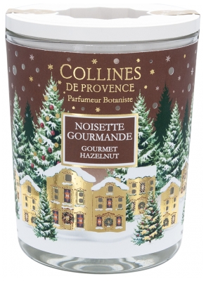 Collines de Provence Bougie de Noël 180 g - Senteur : Noisette Gourmande